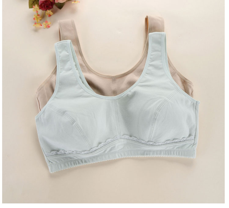 Áo lót nữ mỏng và trung niên kiểu áo lót không vành cỡ lớn 200 kg cotton béo mm mẹ không có đệm ngực ao lot cho nguoi gia