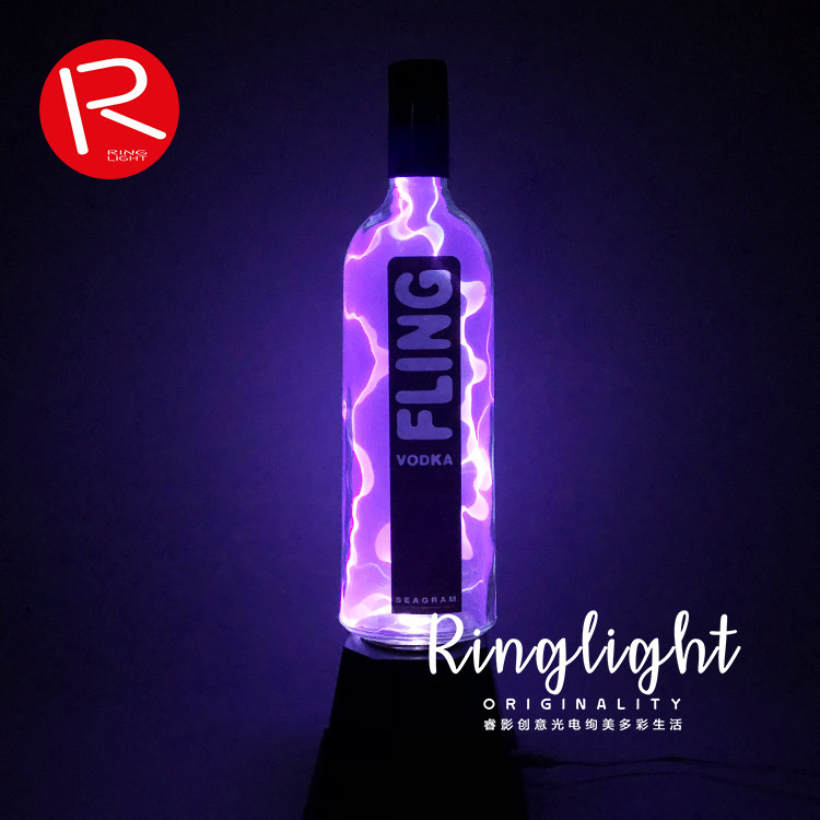 30 years of quality good thing personality creative voice-activated glow photoelectric pulp lightning bottle style background sci-fi decorations