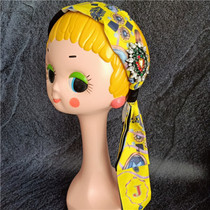 Non-refundable clearance fashion Mori girl elegant British rhinestone flower simple side streamer headband hairpin headwear