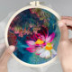 Su embroidery beginner DIY ຕົນເອງ embroidery lotus ວັດສະດຸຊຸດພິມຮູບພັດລົມ embroidery handmade ຊຸດ Shu embroidery ຂອງຂວັນສໍາລັບພໍ່