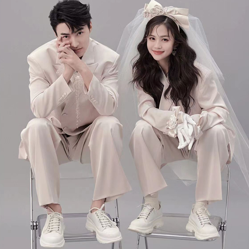Couple Suits, Large-Scale Korean Niche Magazines, Atmospheric Travel Photography, Wedding Photos, New Studio Photography Theme Clothing