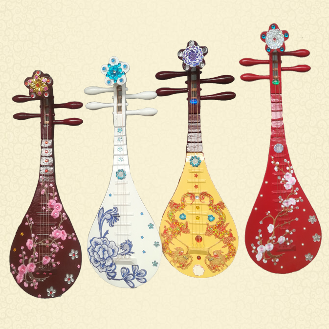 Dunhuang Dance Props Pipa Photo Gallery Shooting Pendulum emulated instrumental props customize the stage to perform the children's pipa