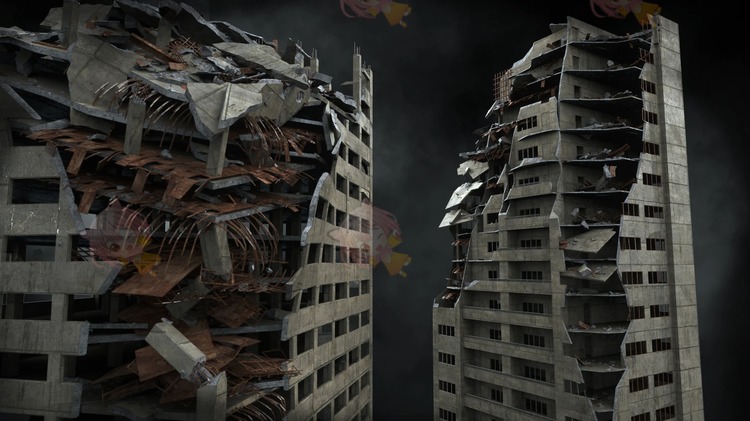 图片[14]-城市都市战区废墟场景3D模型Kitbash3D-WARZONE K022-cg男孩