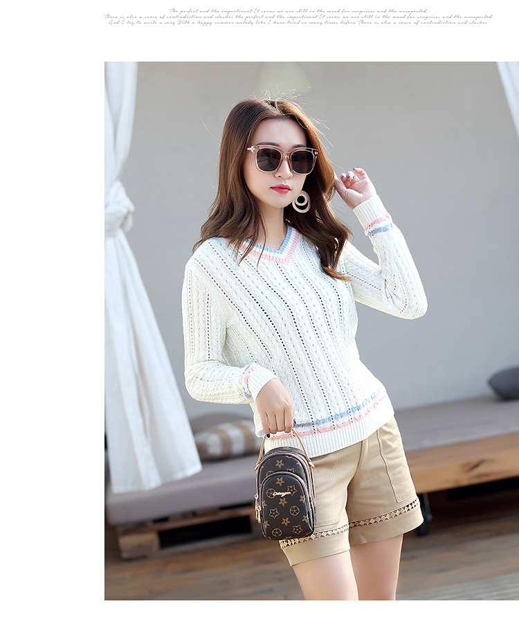Điện thoại di động túi nhỏ nữ 2019 mới Hàn Quốc đơn vai thời trang hoang dã mini Messenger túi xách chuỗi mùa hè - Túi điện thoại túi xách nữ giá rẻ