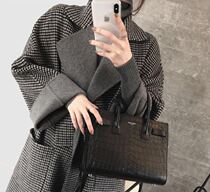 Retro Chiroe 100% Wool Coat Womens Long Style Wear Loose Thick High-end Cashmere Wool Jacket