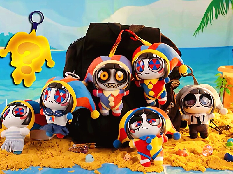 In Stock: the Amazing Numbers Circus Plush Keychain, Pomni Blind Box, Official Merchandise In Stock: the Amazing Numbers Circus Plush Keychain, Pomni Blind Box, Official Merchandise