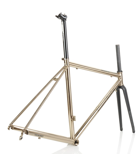 Новая AM CLR6200 Renault 520 Steel 700C Шоу -велосипедная рама стальная рама+карбоновая передняя вилка