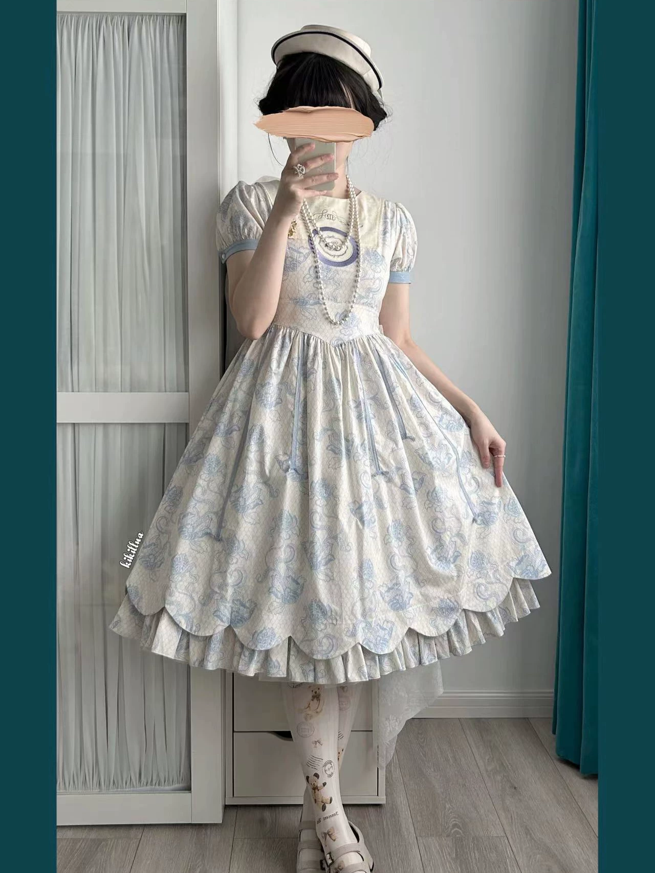 Подлинное дизайнерское платье, (Физика), Lolita OP, стиль Lolita