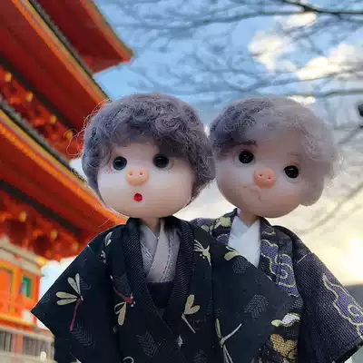 ob11 baby clothes ob11 kimono bathrobe set 12 points bjd clothes beautiful knot pig GSC clay molly