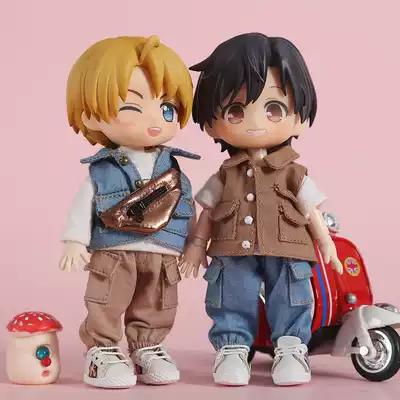 ob11 Baby clothes Overalls trousers Molly doll clothes GSC plain body 12 points bjd pants BODY9