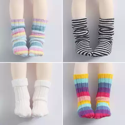 BJD 6 points baby clothes short socks thread socks white socks bubble socks 1 6 yosd doll clothes 30