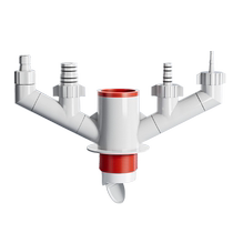 Kitchen sewer pipe three-way washbasin sink deodorant artifact dishwasher water purifier drain pipe joint 3280