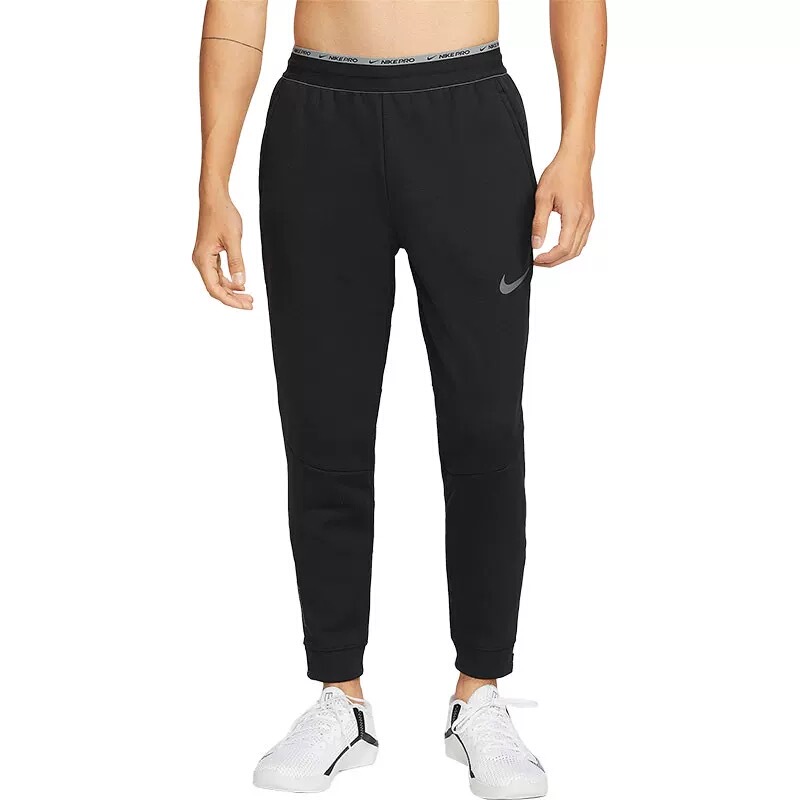 Nike Men's Running and Fitness Fleece-Lined Warm Sports Pants Dd2123-010 with Zippered Pockets