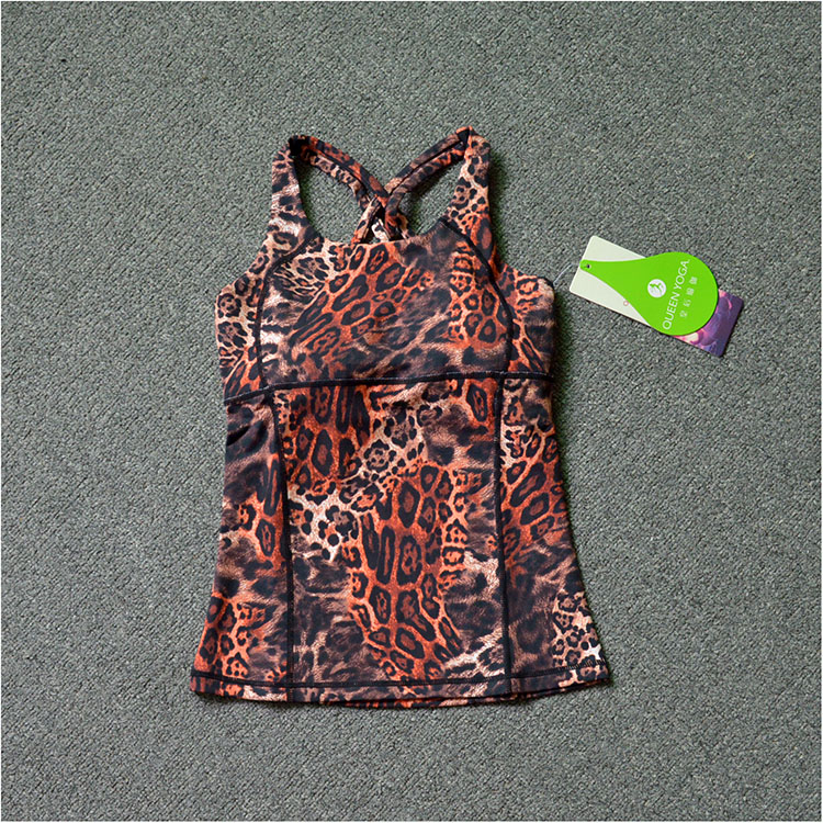 Women's Yoga Vest Tight with Chest Pitila Sports Spring and Summer Quick Drying BAO WEN Breathable Skinny