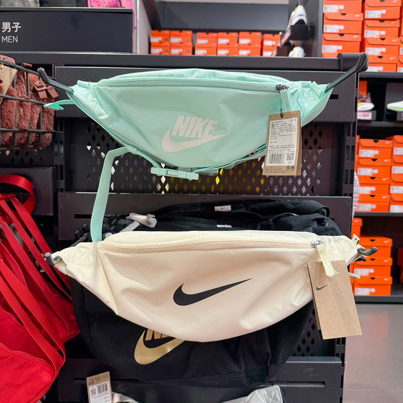 Nike Mint Green Waist Bag Crossbody Bag Student Commuter Chest Bag Sports Shoulder Bag Unisex Db0490-353 Nike Mint Green Waist Bag Crossbody Bag Student Commuter Chest Bag Sports Shoulder Bag Unisex Db0490-353