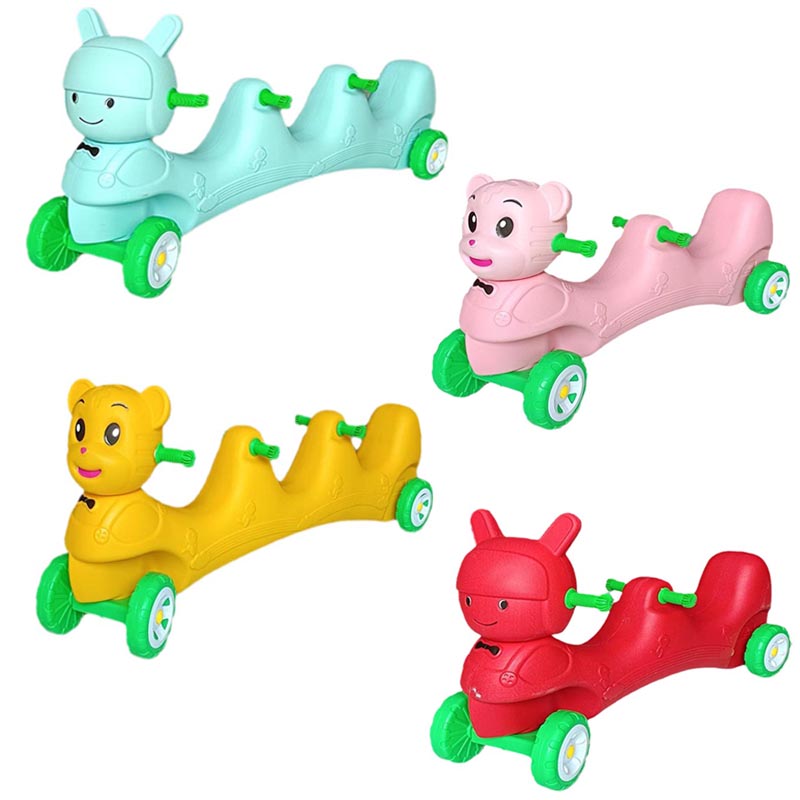 Kindergarten co-operating car children's double scooter multi-person twisting car baby indoor sports toy outdoor car