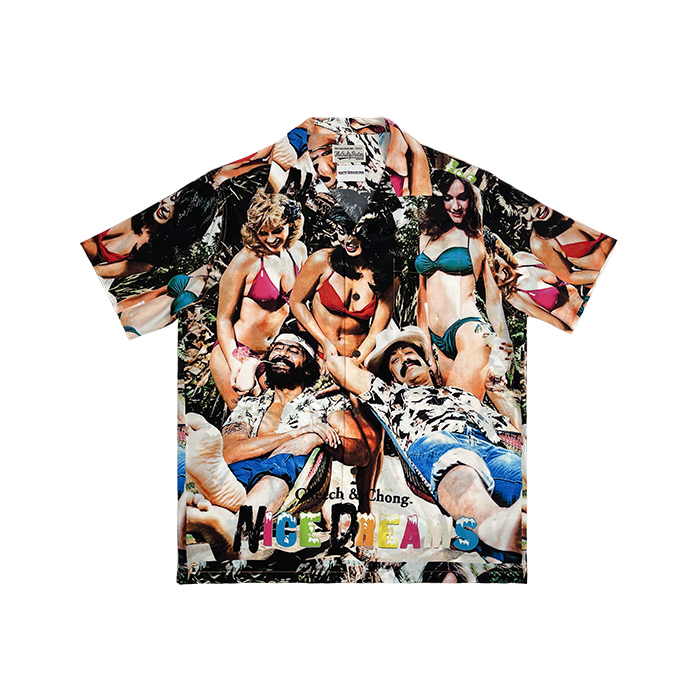 Mkszy Independent Wacko_Maria Hawaiian Beach Loose Casual Short-Sleeved Cuban Collar Shirt Mkszy Independent Wacko_Maria Hawaiian Beach Loose Casual Short-Sleeved Cuban Collar Shirt