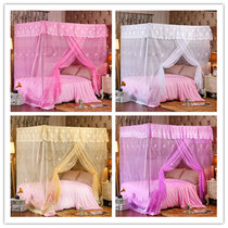 New single door encrypted mosquito net home 1 8m bed 1 5 bracket 2 m 2 2 m 1 2 m pattern net princess wind European style