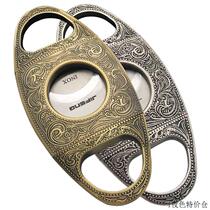 Monsoon spot cigar cutter pure copper cigar cutter stainless steel double-edged metal pliers tool accessories sharp cigar clip