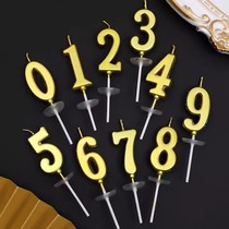 Internet celebrity birthday candle cake digital romantic candle party cake decorations creative childrens birthday cloth party