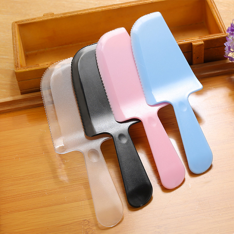 Frosted solid cake knife disposable cake cutter plastic knife and fork independent packaging special direct sales