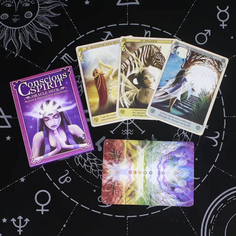 Conscious spirit oracle cards deck Soul awakening oracle cards deck