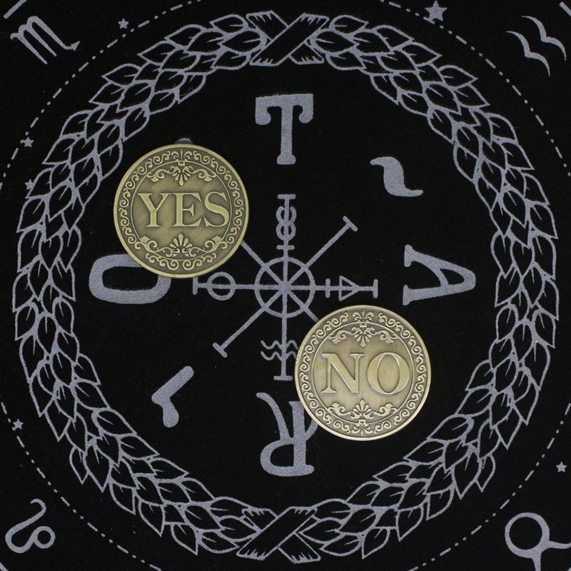 YES NO Whether or not coins Board game entertainment choose game currency coins