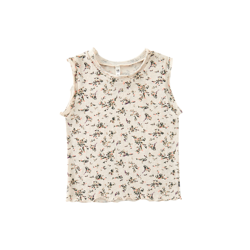 2020 Gas Summer Outfit cô gái mới GGYM trẻ em dăm Flower Vest bé Summer Sling.