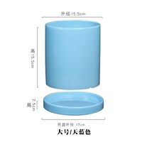 Прямой тип-голубой 15,5 см.