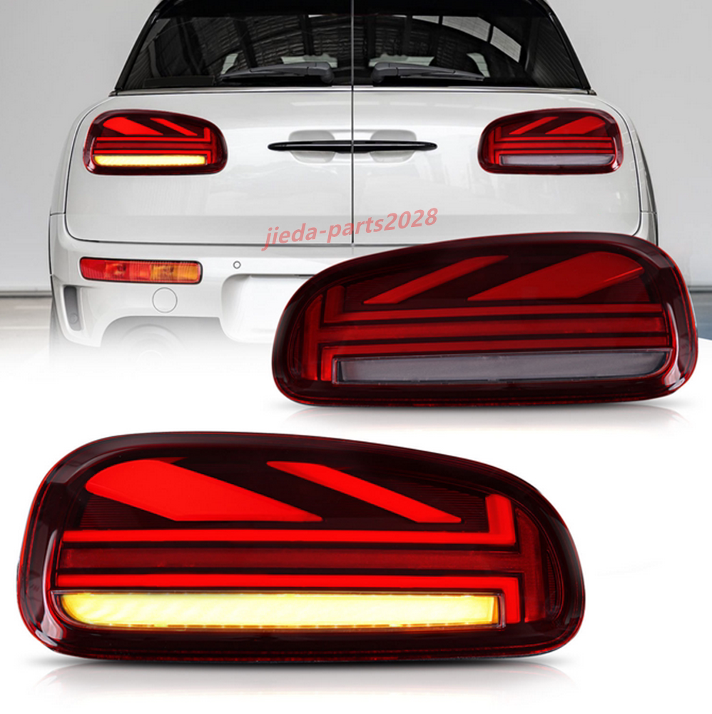 For Mini Cooper Clubman F54 2015-2020 Red Rear Sequential Turn