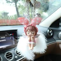 Car upscale hanging car interior decoration adorable angel car rear view mirror goddess decoration products
