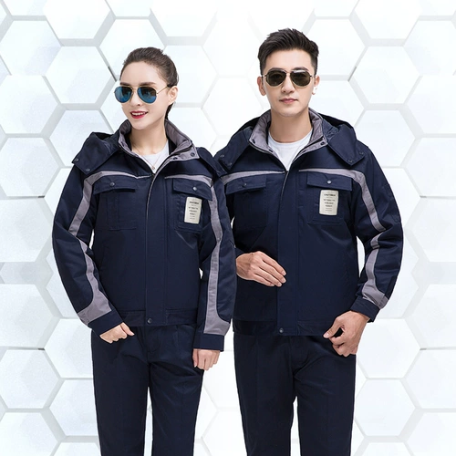 Зимняя удерживающая тепло куртка для работы, пуховик, комплект, увеличенная толщина, делается под заказ