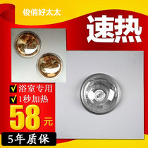 Single Light Functional Bath Bully 300X300 Bulb Integrated Ceiling Single Heating Lamp Warm 30X30 Toilet Bulb Heating