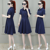 Temperament foreign style dress 2021 New straight womens egg yolk long dress summer shirt skirt goddess Fan