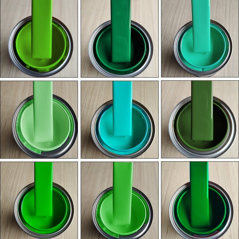 Military Vehicle Green Tiffany Blue 2K Car Paint Industrial Truck Advertising Aluminum Alloy Doors and Windows Project Renovation Color Change in Bulk