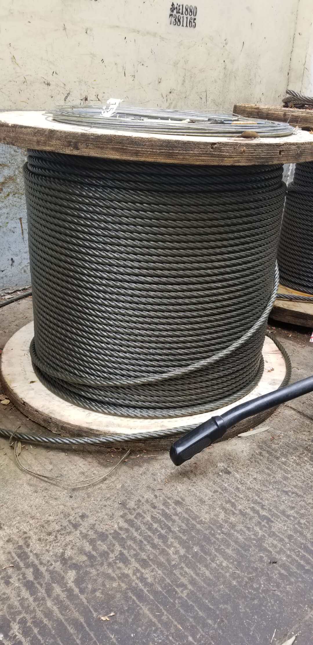 Lifting steel wire rope 9 3MM crude wire rope hemp core 6*19 FC tower hanging