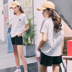 Tinh khiết La Cảng quần short gió 2020 mùa hè mới thể thao ngắn tay T-shirt của phụ nữ hai mảnh bộ của phụ nữ thiết retro phụ nữ sang trọng 