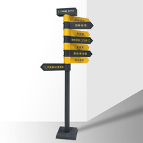 Vertical guide sign spirit Fortress guide landing outdoor parking lot Road Billboard customization