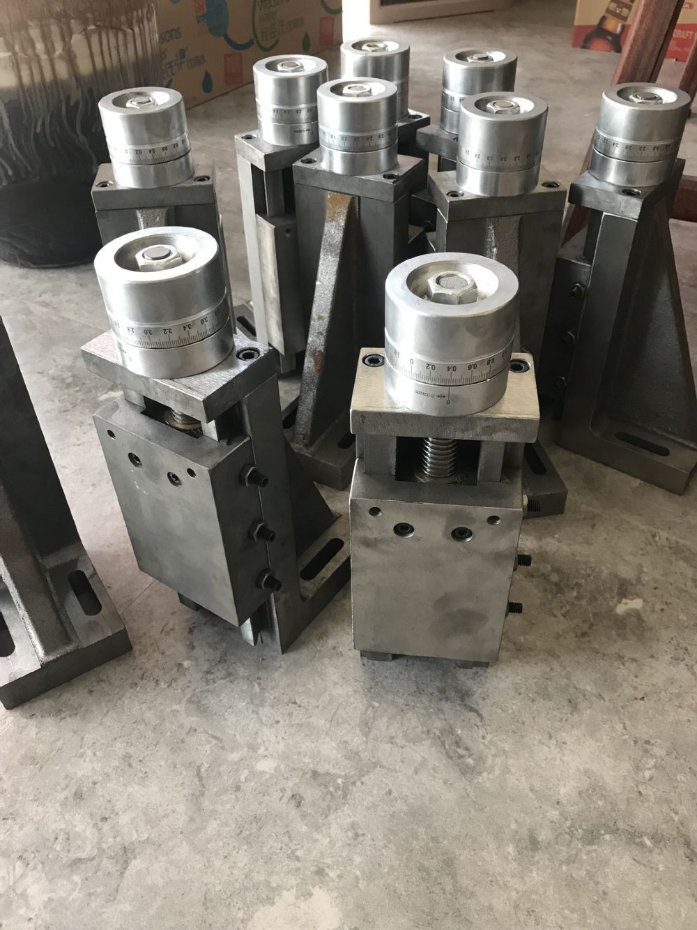 Cast iron vertical dovetail groove Rod Sliding Table Post Hard Rail Bench Z Shaft Trust Plate L Type Lifting Hand Pulling Trailing Bar