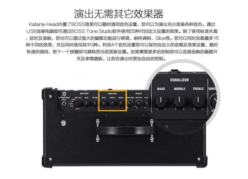 Đàn Roland Roland BOSS KATANA MINI KTN-50 100 212 - Loa loa loa altec lansing