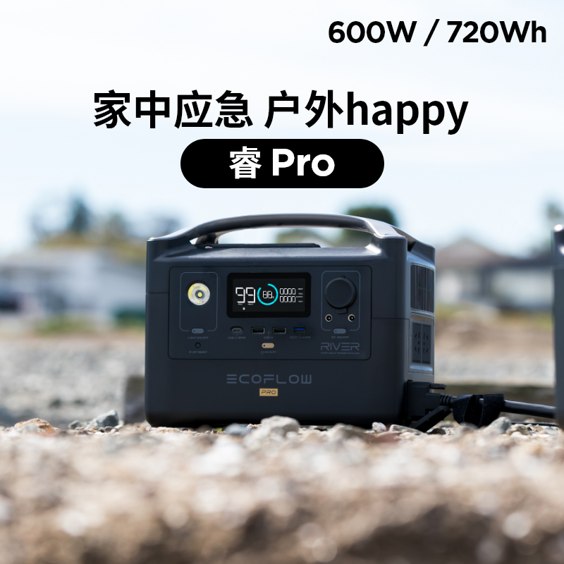 ecoflow positive outdoor action power supply 220v portable high-power outdoor power outage backup power home