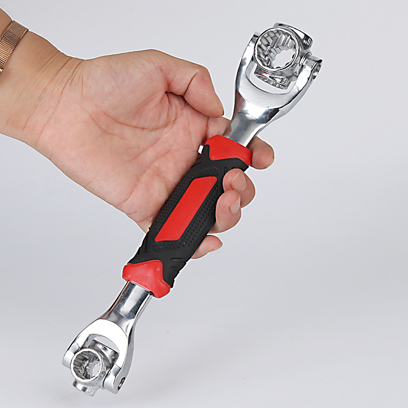 Eight-in-one multifunction sleeve wrench dog bone wrench 52 all-in-one wrench