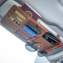 Universal card clip car sun visor truck creative supplies storage car hanging bag card storage