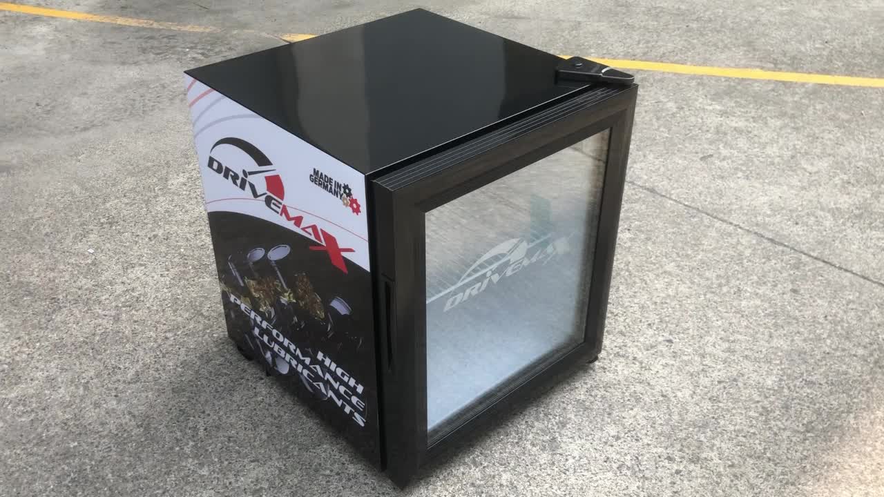 Mini Upright Display Table Top Chiller Showcase Drink Cooler Mini Bar