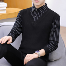 Warm coat male soil plus velvet thickened cold-proof can be worn outside fashion trend lead autumn and winter one-piece underwear