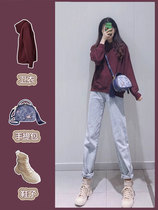 Early autumn 2019 new royal elder sister light familiar wind wide leg pants set foreign style short high fashion two-piece set autumn and winter