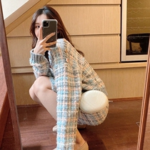 2019 new socialite Xiao Xiangfeng professional two-piece dress dress children autumn and winter foreign style small match high