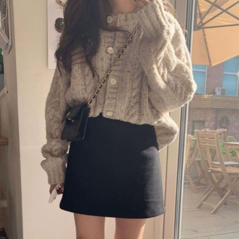 Early autumn clothes net red little autumn and winter sweater suit skirt children's temperament fashion high wear two-piece foreign style