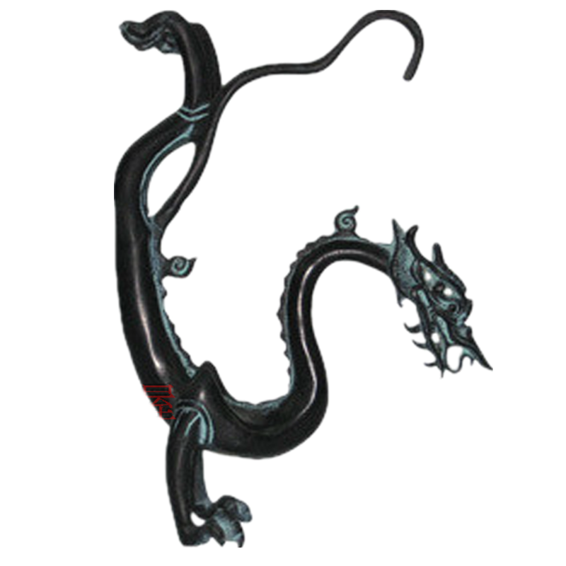 Antique bronze dragon ornaments pure copper flying dragon dragon home feng shui ornaments