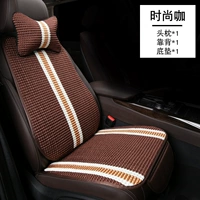 Кофейный цвет [одиночное сиденье 1 назад+подушка головы]